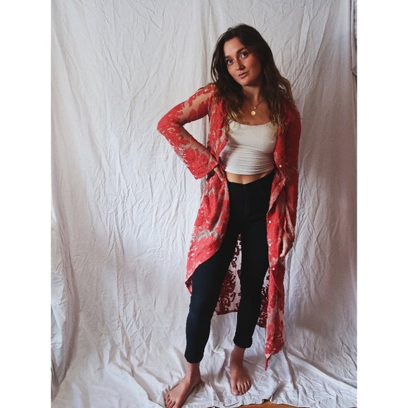 MINKPINK Red Lace Dress - Picture 2 of 7